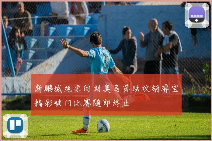 新鹏城绝杀时刻奥乌苏助攻胡睿宝精彩破门比赛随即终止